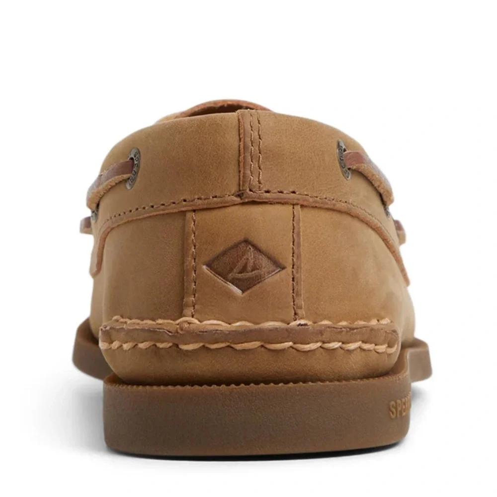 New Sperry Men's Tan Authentic Original 2-Eye‎ Boat Shoes Leather Preppy Classic